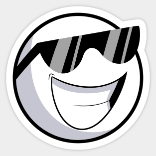 Cool Sunglasses Smile Sticker